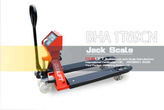 Electric pallet jack scales — representative equipment photo